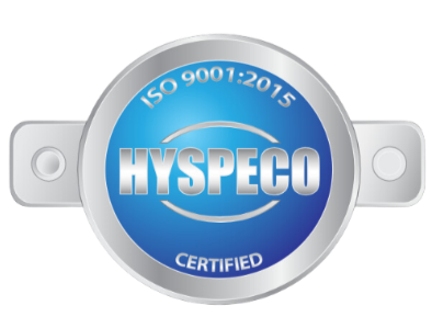 Hyspeco ISO 9001:2015 Certified Logo Image