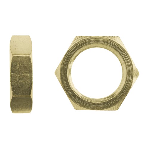 04JIC BULKHEAD LOCK NUT BRASS