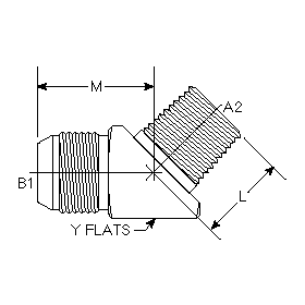 40MJ-40MP 45? ELBOW, SLAB 1 PIECE CONSTR