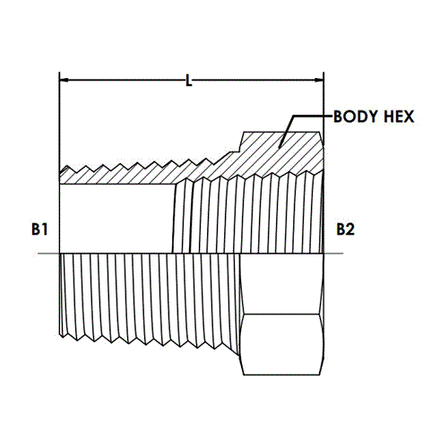 24MP-08FP REDUCER BUSHING