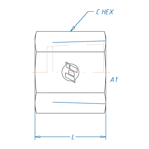 12 NPTF HEX PIPE CAP