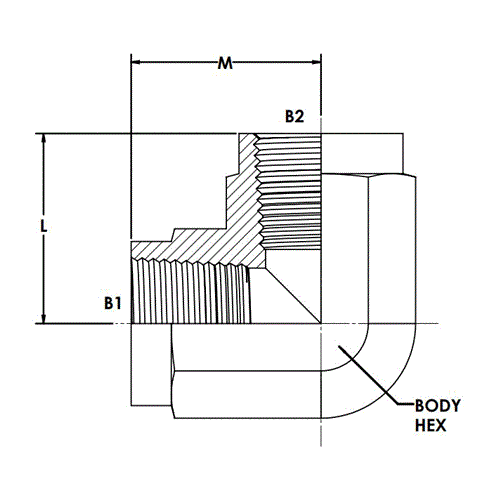 02FP-02FP 90? ELBOW BRASS