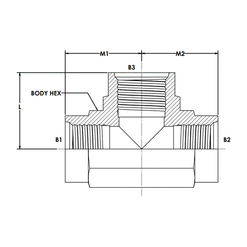 12FORB-12FORB-12FORB TEE FORGED