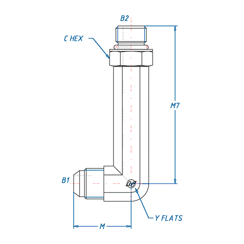 06MJ-06MAORB 90? ELBOW XX-LONG FRG (2.91