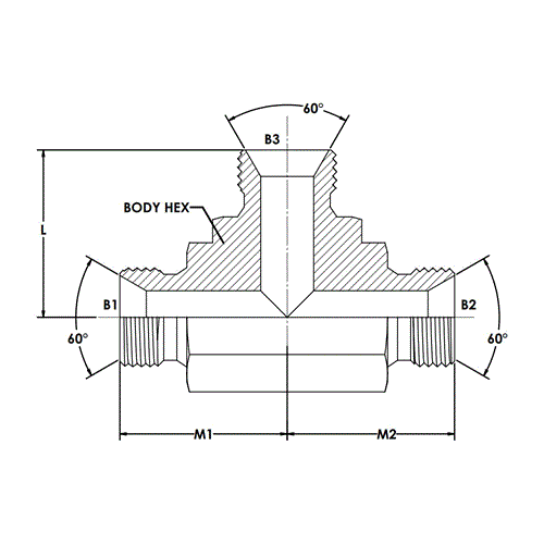 06MBSPP-06MBSPP-06MBSPP TEE FORGED STNLS