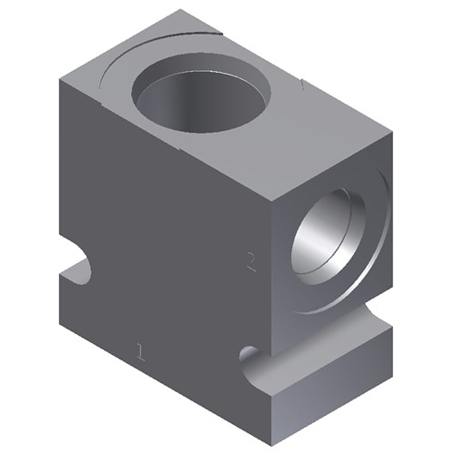 BLOCK C08-2 ALUMINUM SAE