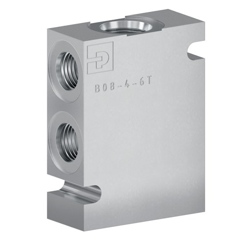 BLOCK C08-4 ALUMINUM SAE