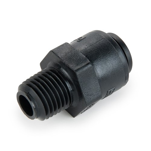 CHECK VALVE W BLK KYNAR COLLET