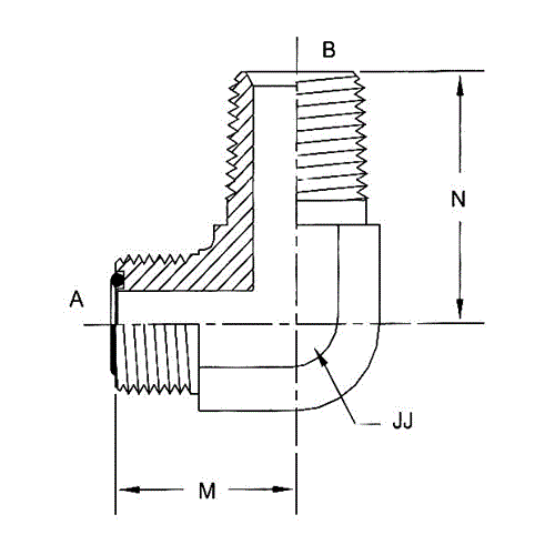 24MFS-24MP 90? ELBOW FORGED