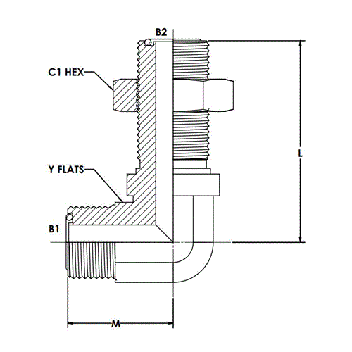 16MFS-16MFS BLKHD 90? ELB FRG WITH LOCK 