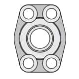 FBSPP-CODE61 BLOCK FLANGE