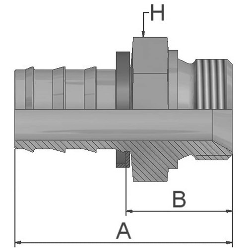 82-M-R-BSP 60 CONE-STR