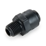 CHECK VALVE W BLK KYNAR COLLET