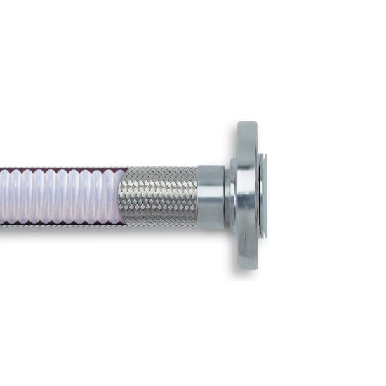 Picture of 12-SCW - Convoluted PTFE Hose with 304 Stainless Steel Braid - SCW/SCB