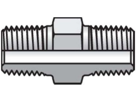 Picture of 3/8 FF-SS BP - Pipe & Port Nipple FF