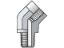 Picture of 1/4 CD45-B BP - Pipe & Port 45° Elbow CD45