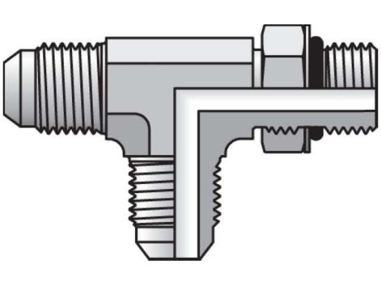 Picture of 24 R5OX-S FKM - Triple-Lok 37° Tee R5OX