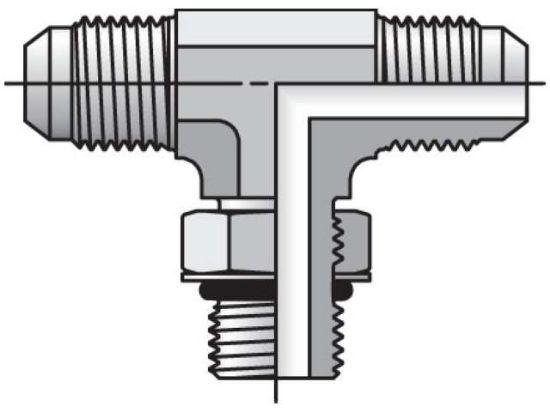 Picture of 12 S5X-SS - Triple-Lok 37° Tee S5OX