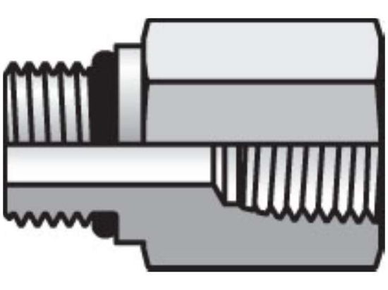 Picture of 12-1/4 F5OG-SS FKM - Pipe & Port Reducer, Expander, Conversion F5OG