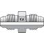 Picture of 10-10HMKAS - Komatsu 30° Flare, Metric Thread Adapters