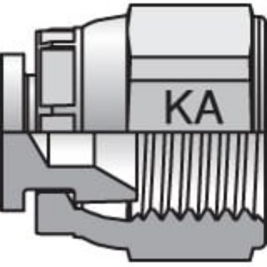 Picture of 10FNMKAS - Komatsu 30° Flare, Metric Thread Adapters