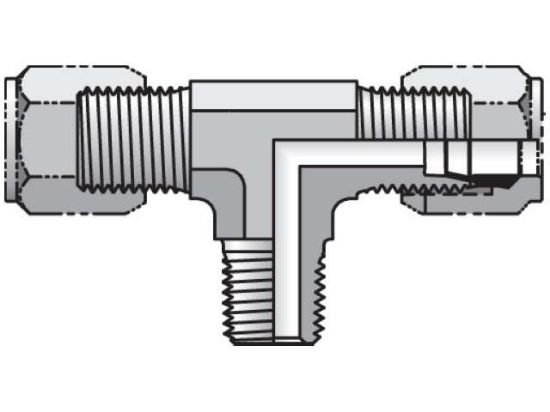 Picture of 6 SBU-S W/SS FERRULE - Ferulok Tee SBU