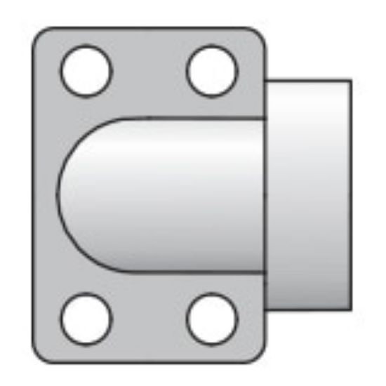 Picture of 12G5EQ2BSXK - 4-Bolt Hydraulic Flanges and Components