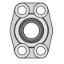Picture of 12G5Q1BSS - 4-Bolt Hydraulic Flanges and Components