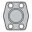 Picture of 12PQ2PSX - 4-Bolt Hydraulic Flanges and Components