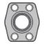 Picture of 12W4Q1BSX - 4-Bolt Hydraulic Flanges and Components