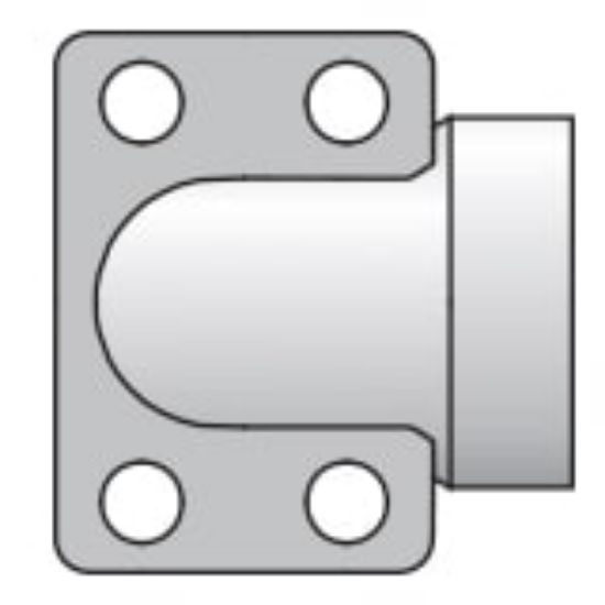 Picture of 16-12W6EQ1PSX - 4-Bolt Hydraulic Flanges and Components