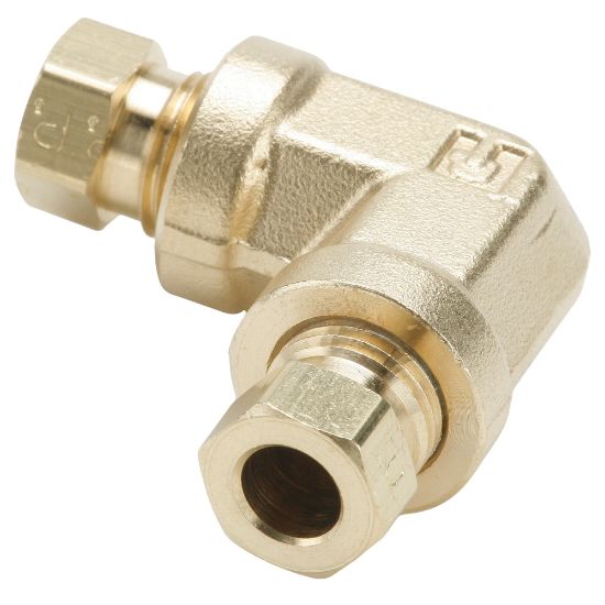 Picture of 165HD-4 - Brass flareless tube fitting, Hi-Duty
