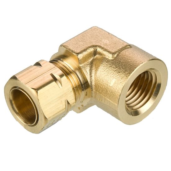 Picture of 170CA-4-4 - Brass Compression Fittings, Compress-Align