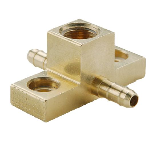 Picture of 220-4-2 - Brass Pneumatic Hose Barbs for Tubing, Dubl-Barb