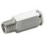 Picture of 391PSS-4-4 - Chrome plated brass couplers for thermoplastic and soft metal tubing, Poly-tite