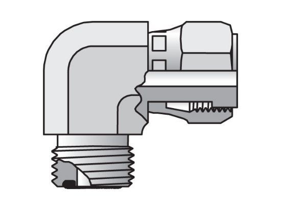 Picture of 4C6MLS - Seal-Lok ORFS 90° Elbow C6MLO