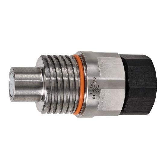 Picture of 59-752-12FP - Non-Spill, Flat Face Hydraulic ACME Thread to Connect Quick Couplings - 59 Series