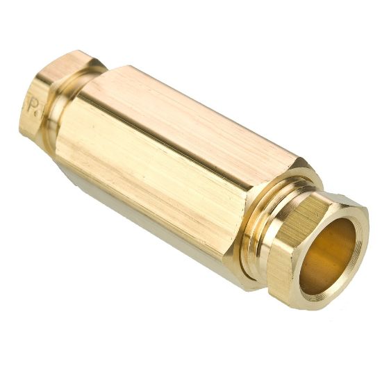Picture of 62HD-2 - Brass flareless tube fitting, Hi-Duty