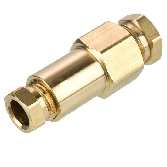 Picture of 62HD-8-6 - Brass flareless tube fitting, Hi-Duty