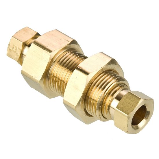 Picture of 62HDBH-2 - Brass flareless tube fitting, Hi-Duty