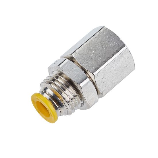 Picture of 66PLPBH-4M-4G - Push-to-Connect Nickel Plated Instant Fittings - Prestolok PLP Metal