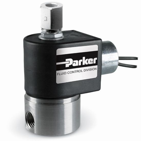 Picture of 71335SN2ENJ1N0C111P3 - Parker 3-Way Multi-Purpose, 1/4" NPT General Purpose Solenoid Valves