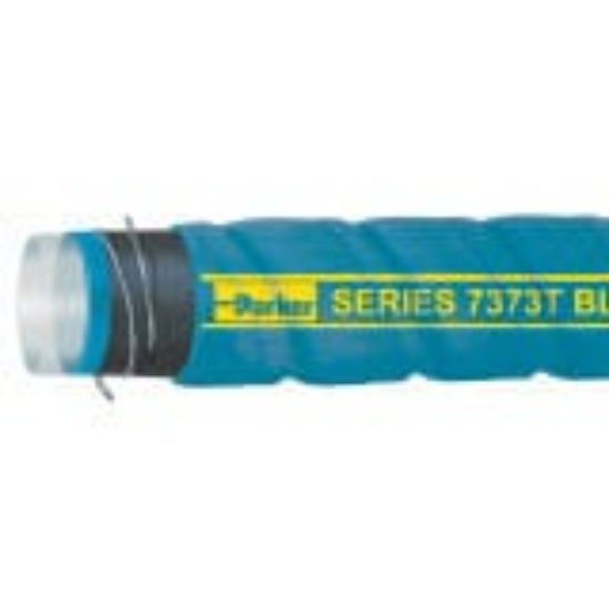 Picture of 7373T-1000 - BLUE THUNDER® Large Diameter UHMWPE Corrugated Chemical Suction Hose, Series 7373T