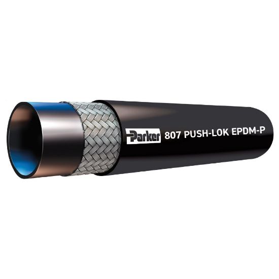 Picture of 807-12-BLK-RL - Push-Lok EPDM-P Hose 100-150 PSI – 807 Hose