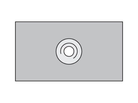Picture of APB1X - Metric Standard Twin Series APB Weld Plate