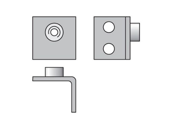 Picture of APWA1X - Metric Standard Series APWA Weld Plate – Angled
