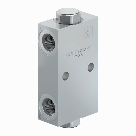 Picture of CDPH103P65V-8T - Pilot Piston Style Dual Pilot Operated Check Valves