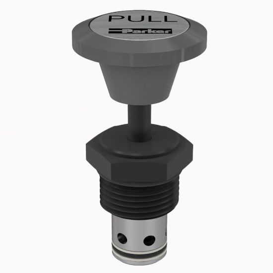Picture of DL101TV - 2 Position, 2 Way Normally Closed Poppet Type Manual Valve