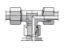 Picture of ET08ZL71 - EO/EO-2 Tee, Swivel Nut Branch - ET
