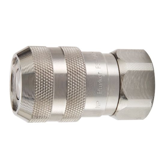 Picture of FS-371-6FP-E5 - Flat Face, Chemical Compatible Quick Couplings - FS Series